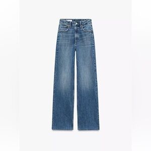 Zara High Rise Blue Jeans